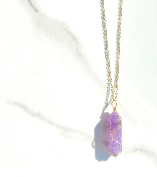 Amethyst Stone Necklace